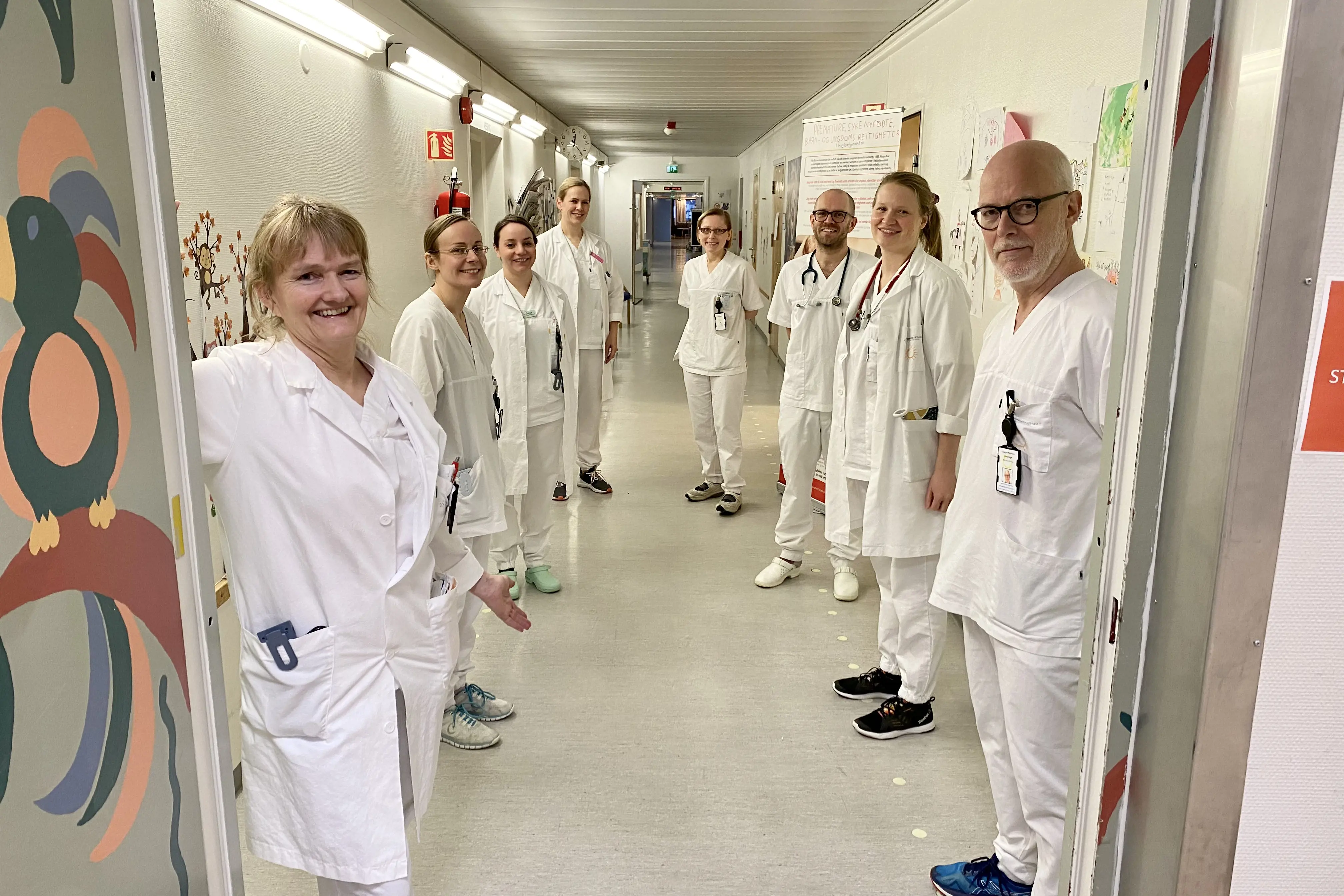 Barneavdelingen ved Hammerfest sykehus. Foto: Eirik Palm