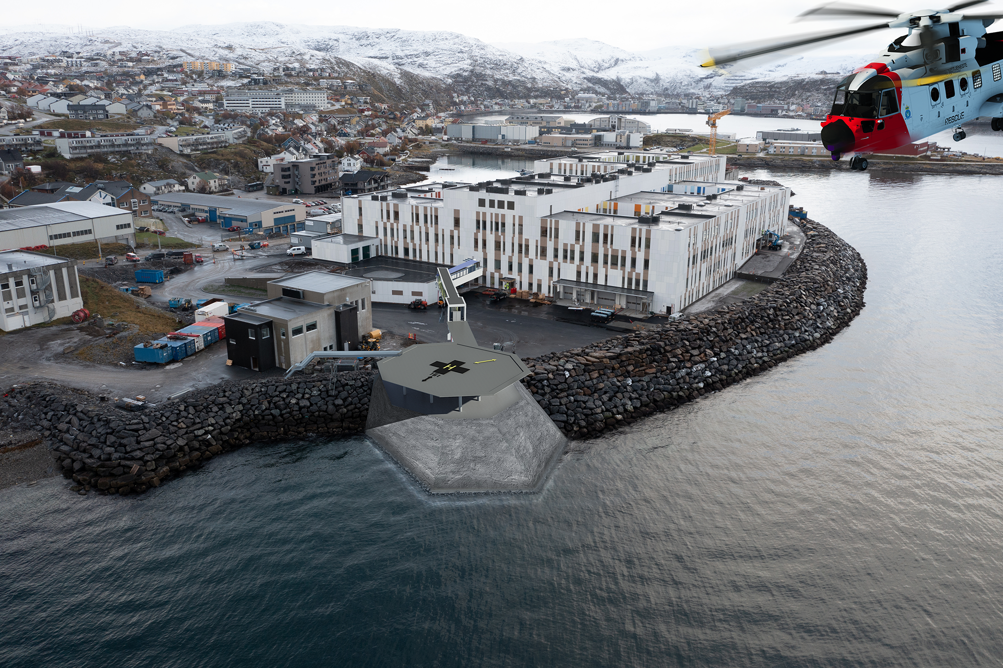 Godkjenner Kostnadsramme For Helipad - Finnmarkssykehuset HF